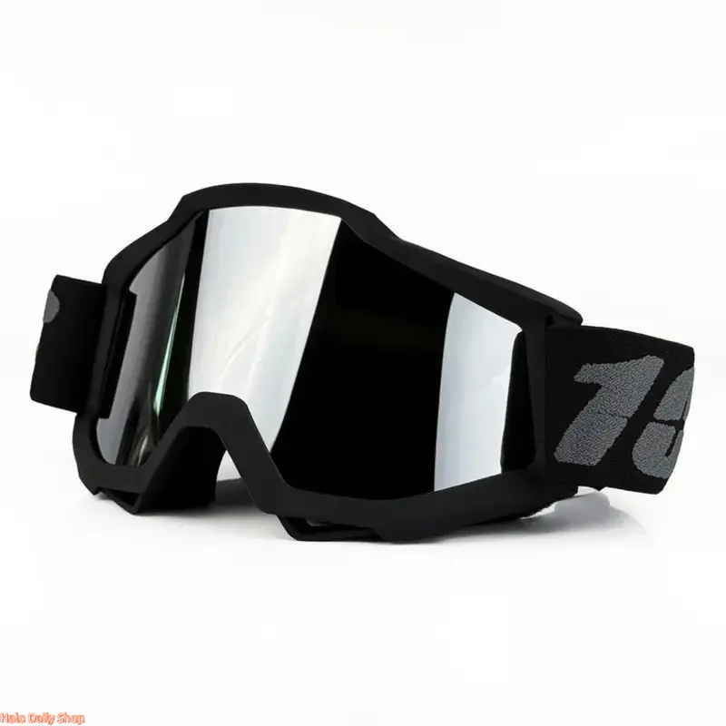 Unisex Full Rim Motocross Outdoor Riding Goggles with Transition Lenses - Windproof, UV-Protective, Dustproof Universal Fit Gear + Bike Flower Frosting Piping Tips Set, Elegant Waist Buckle, High Curtain Knit Crossbody Travel Bag, Motocross Goggles