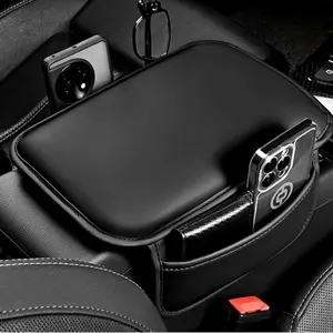 Car Armrest Protector Pad, Universal Central Console Cushion, Anti-Fatigue, Interior Protection, Extra Storage Space, Car Organizers and Storage, All Seasons