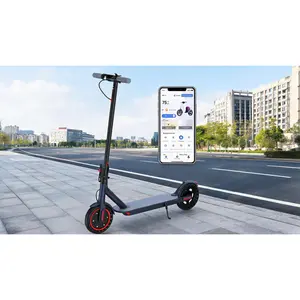 Electric Scooter for Adults with Seat, 15-21 Miles Range Scooters, 19Mph Escooter, 8.5"/10" Folding Scooters with APP Control, 350W/500W Commuting Scooter Kick Scooter with Dual Braking System