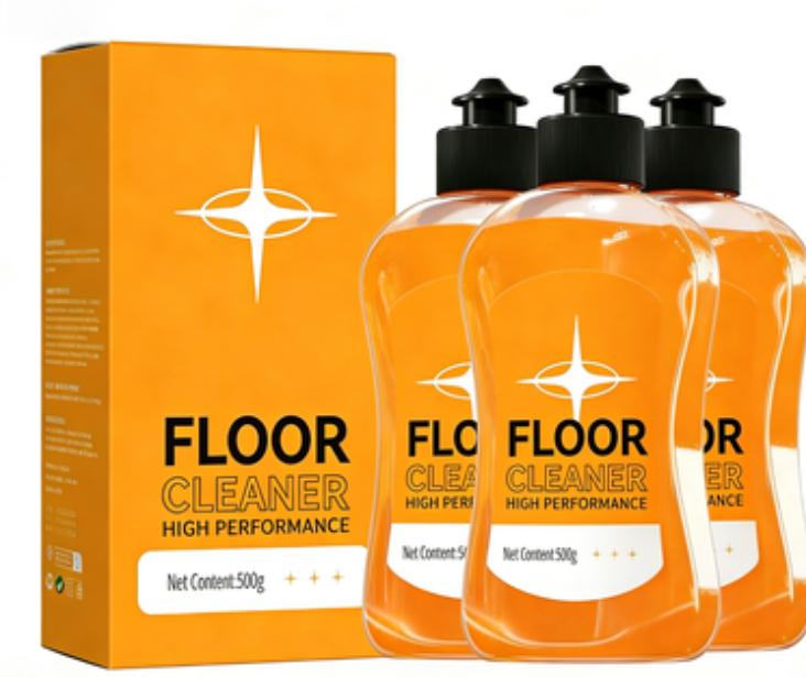 Floor Cleaner, Decontamination, Descaling & Brightening, For Tile & Wood Floors, Powerful Stain Removal, Household Essential Cleaning Solution