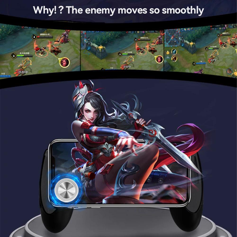 Round Game Joystick Metal Button Controller with Box Easy Chicken Dinner For Mobile Phone Rocker Tablet Android Iphone