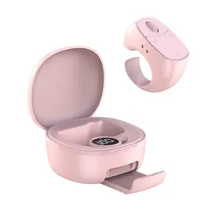 All-in-1 Wearable TikTok Controller Ring - Wireless Fingertip Remote with Phone Stand, Page Zoom, and Volume Control