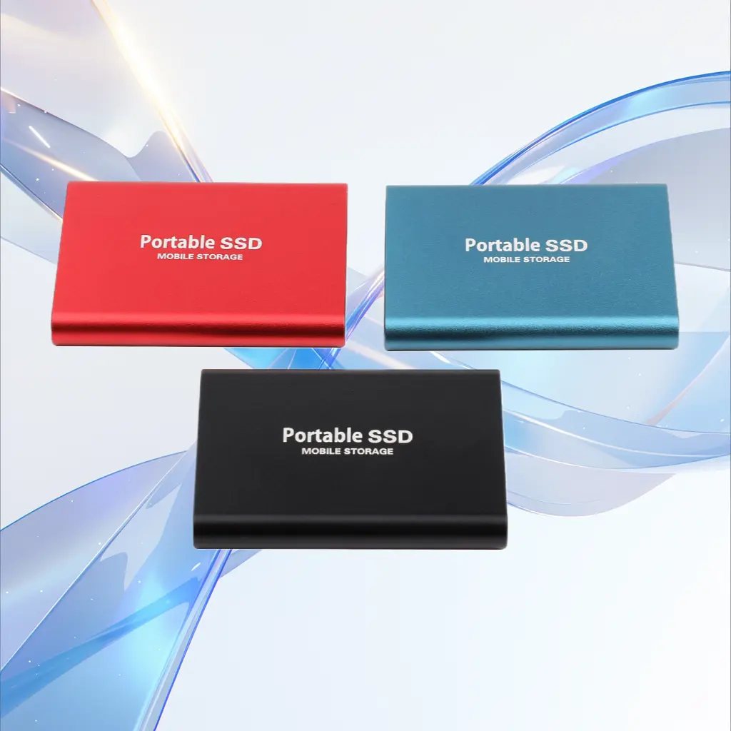 Large Capacity Portable External Solid State Drive Storage Expansion Hardware Available in 4TB and 8TB Sizes