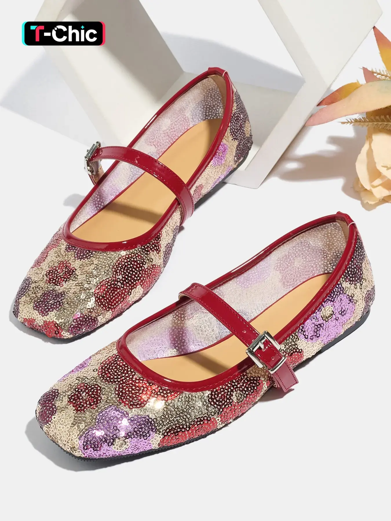Women's Flat Shoes, Comfortable Lightweight Mary Jane Design, Perfect for Summer Commute & Vacation Wear, Summer Flats
