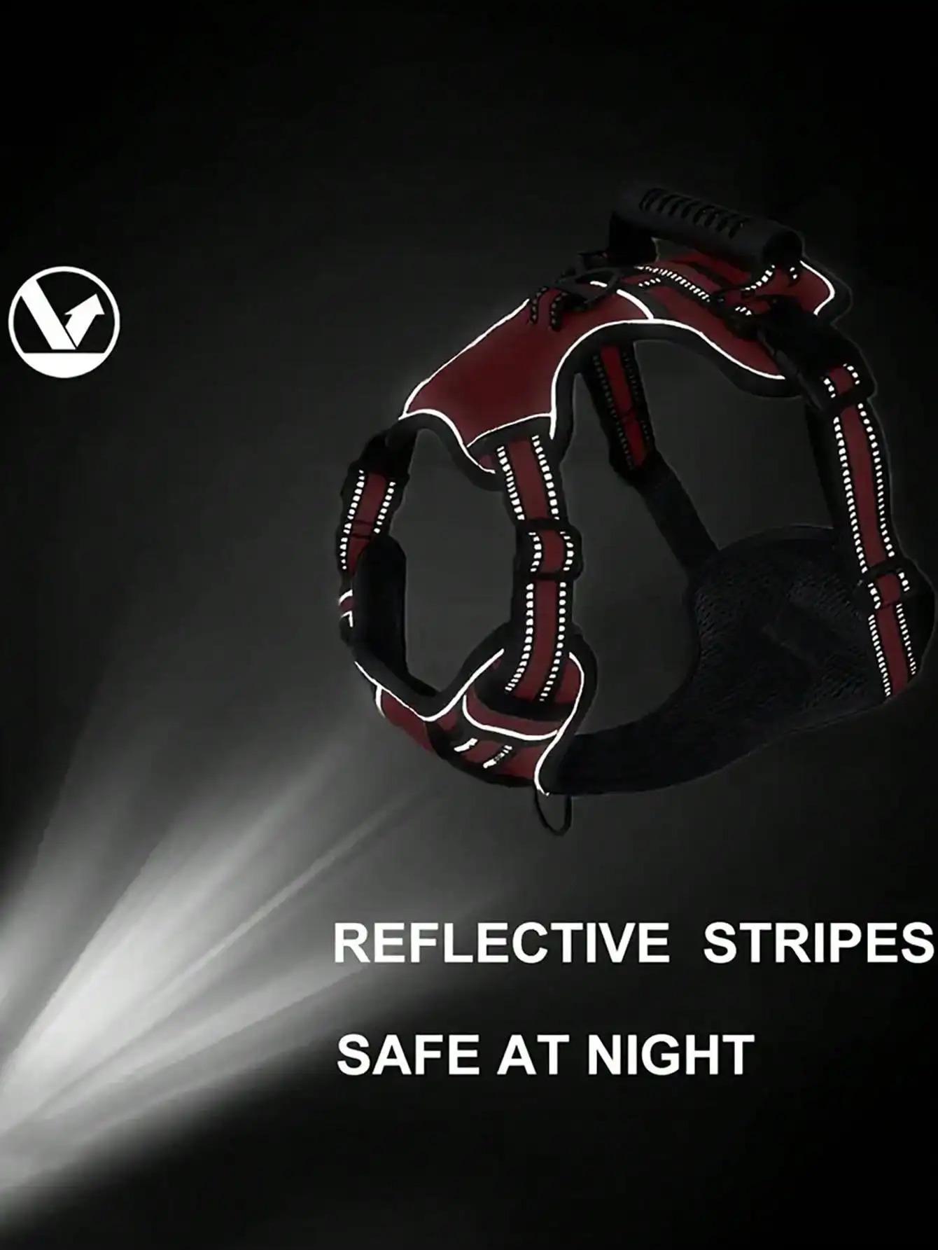 US LOCAL STOCK No Pull Tactical Service Dog Harness Leash Set Car Seatbelt Folding Bowl Degradable Garbage Bags for Dogs