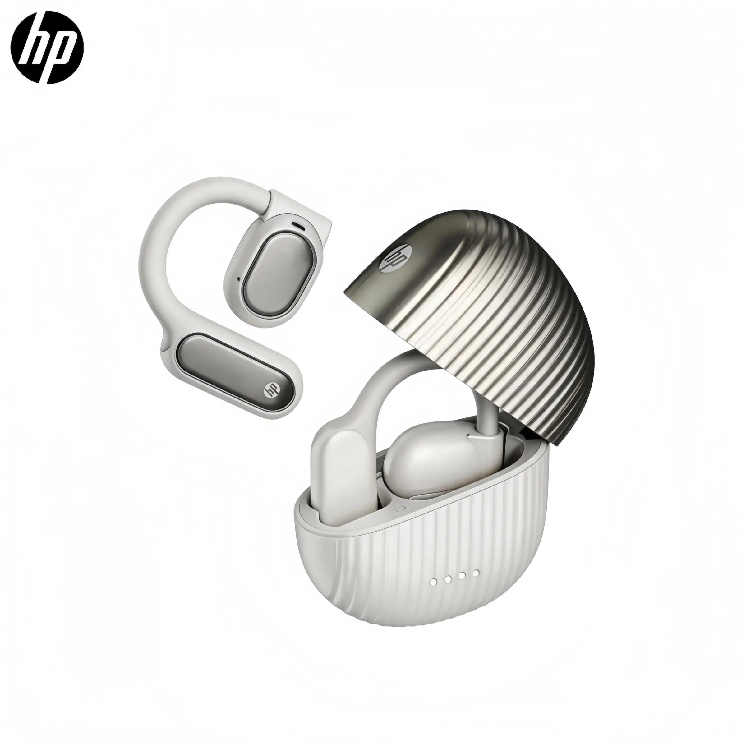 Hp H23d Bluetooth-compatible 5.4 Headphones, Clip-On Design, Dolby Audio, Ipx4 Waterproof, 10-Hour Battery Life, Compatible with All Devices