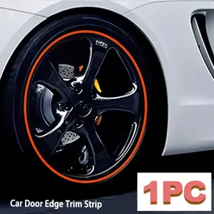 8 Meter Universal Multi-Color Wheel Rim Decorative Strip, Night Glow Tire Protection, Durable Car Modification Accessory