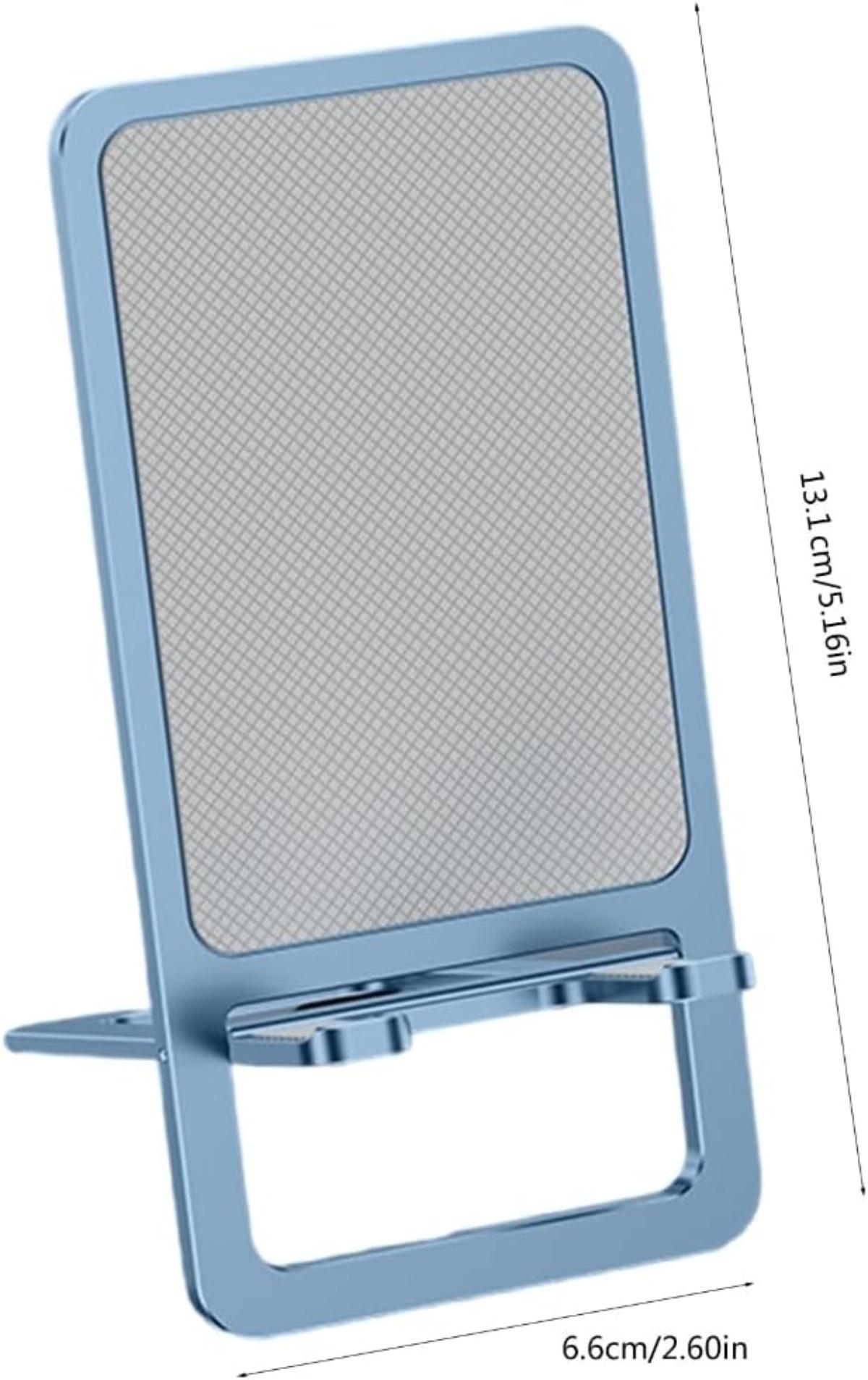 Solid Folding Aluminum Stand for Tablets, Durability Desktop Phone Holder Accessory for Work and Play Desk Stand