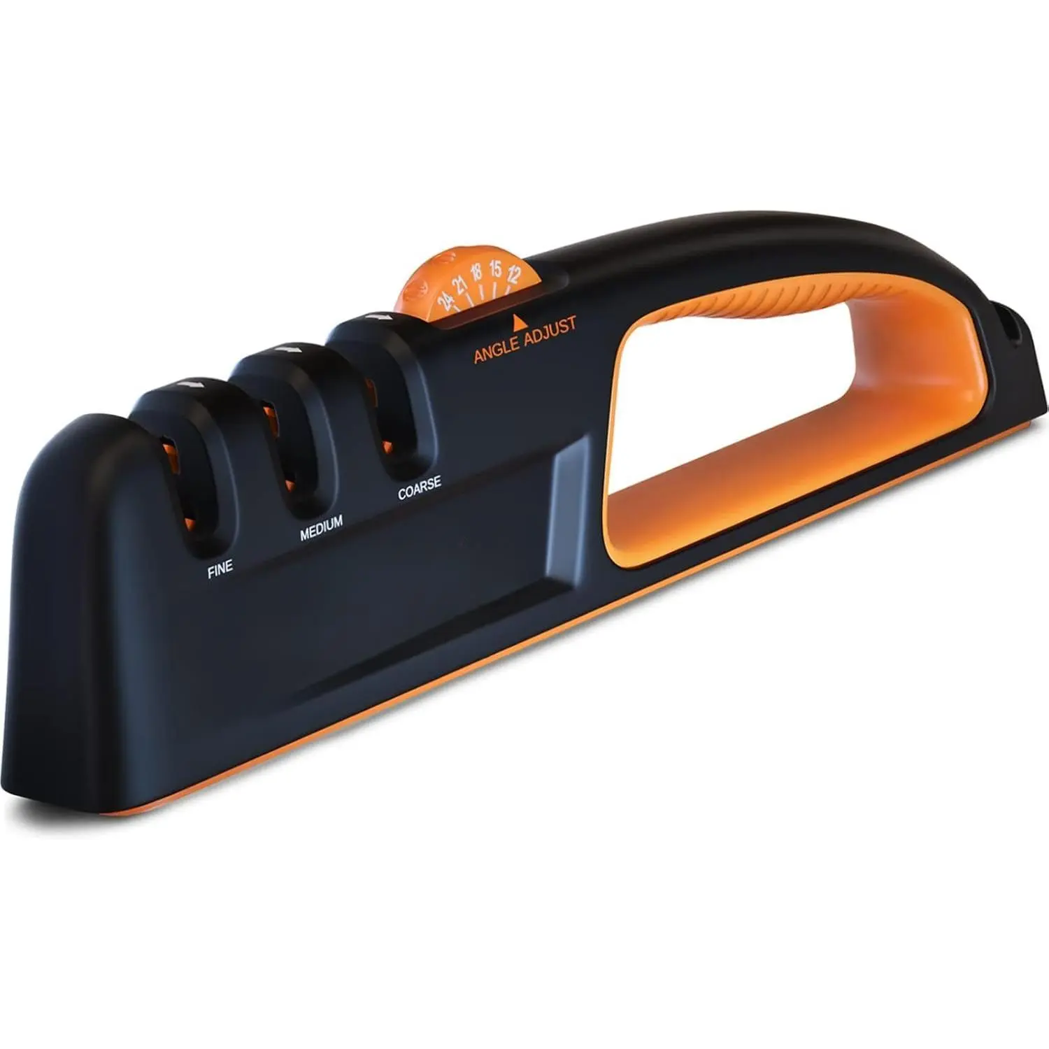 5-level precision adjustable knife sharpener - 3-stage advanced kitchen knife sharpener for repairing, restoring, and polishing knife blades