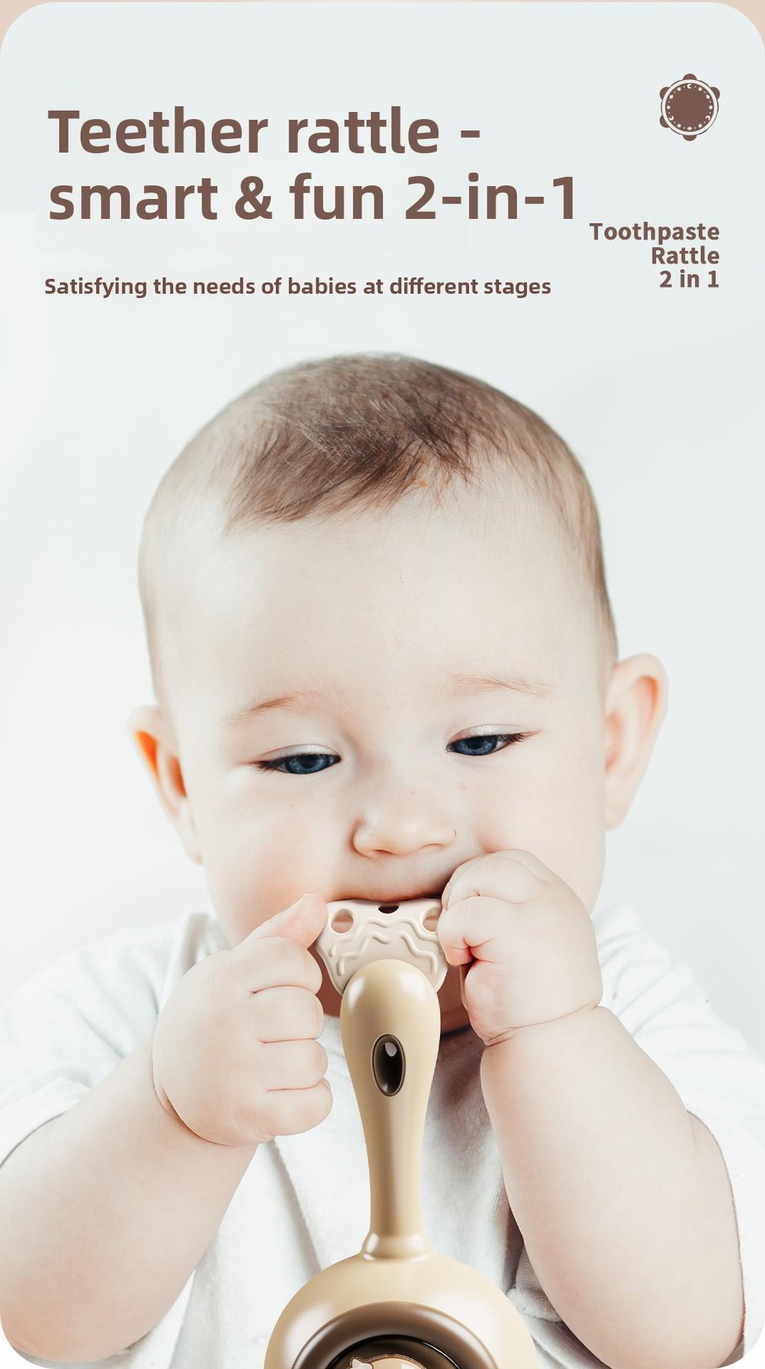 Children's Toys Music Drum Percussion Instrument Baby Tambourine Early Childhood Education Enlightenment Infant 0-3 Years Old 1 Handbell