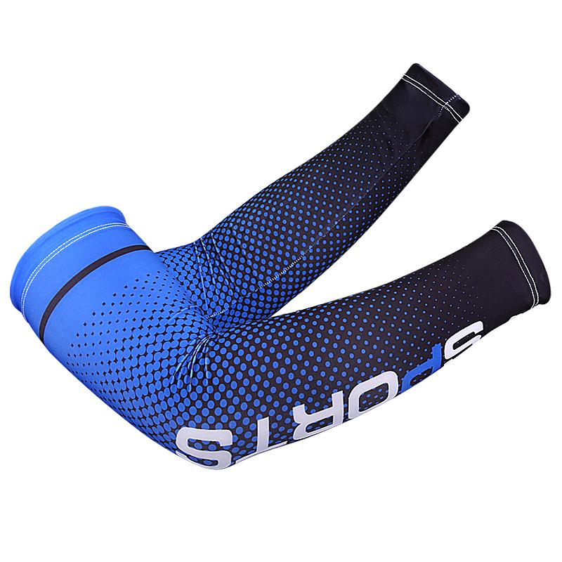 Summer ice silk sleeves thin outdoor sports travel ice sleeves contrasting colors ice silk sleeves anti-light arm guard sun
