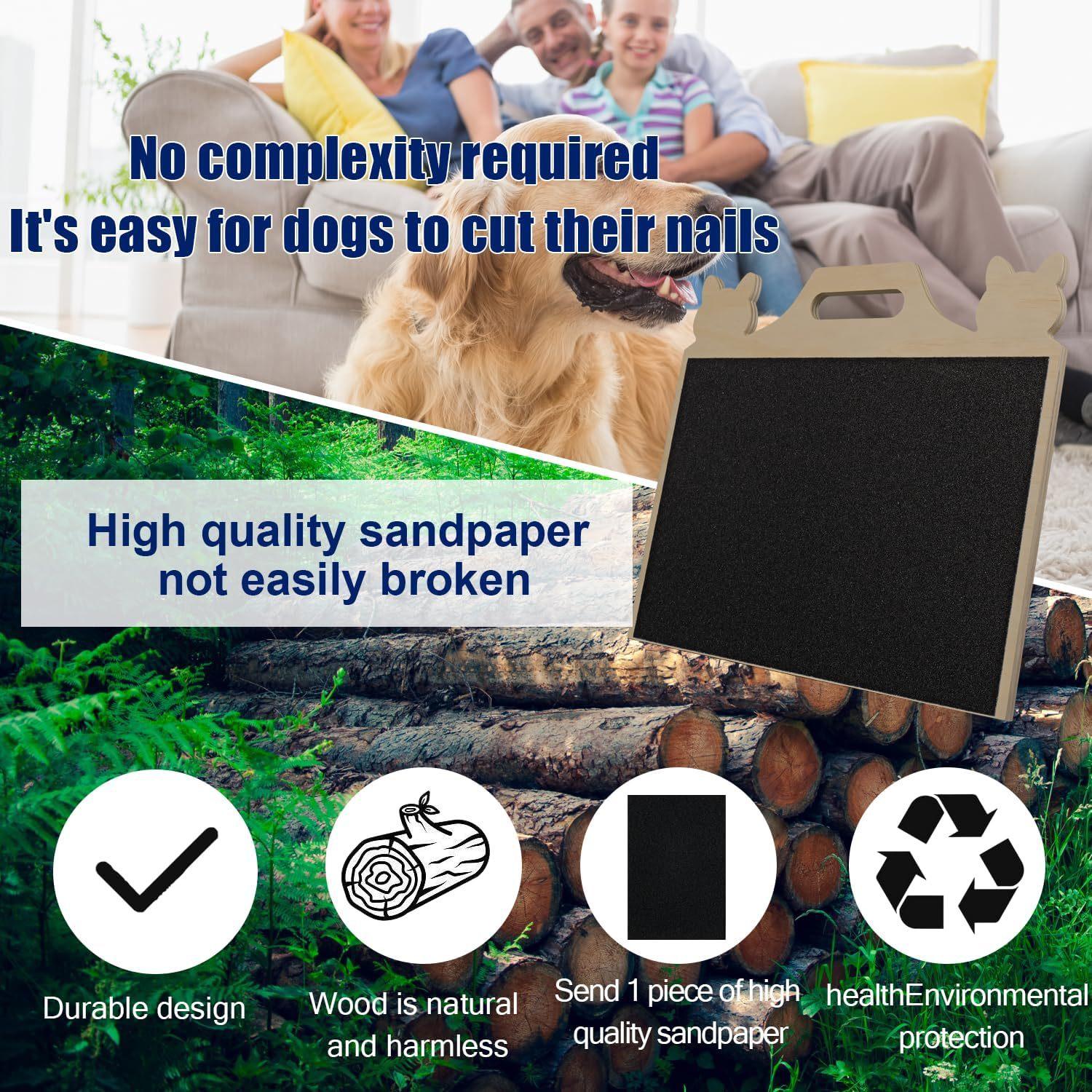Creative pet supplies: wooden dog scratching board, durable and non-shedding sandpaper for sharpening dog nails mats cat bed 01 Curved Foam Stairs Ramp Clear Transparent Playpen Farmhouse TV Stand Crate Acrylic Puppy Play Pen accessories Elevated Cooling