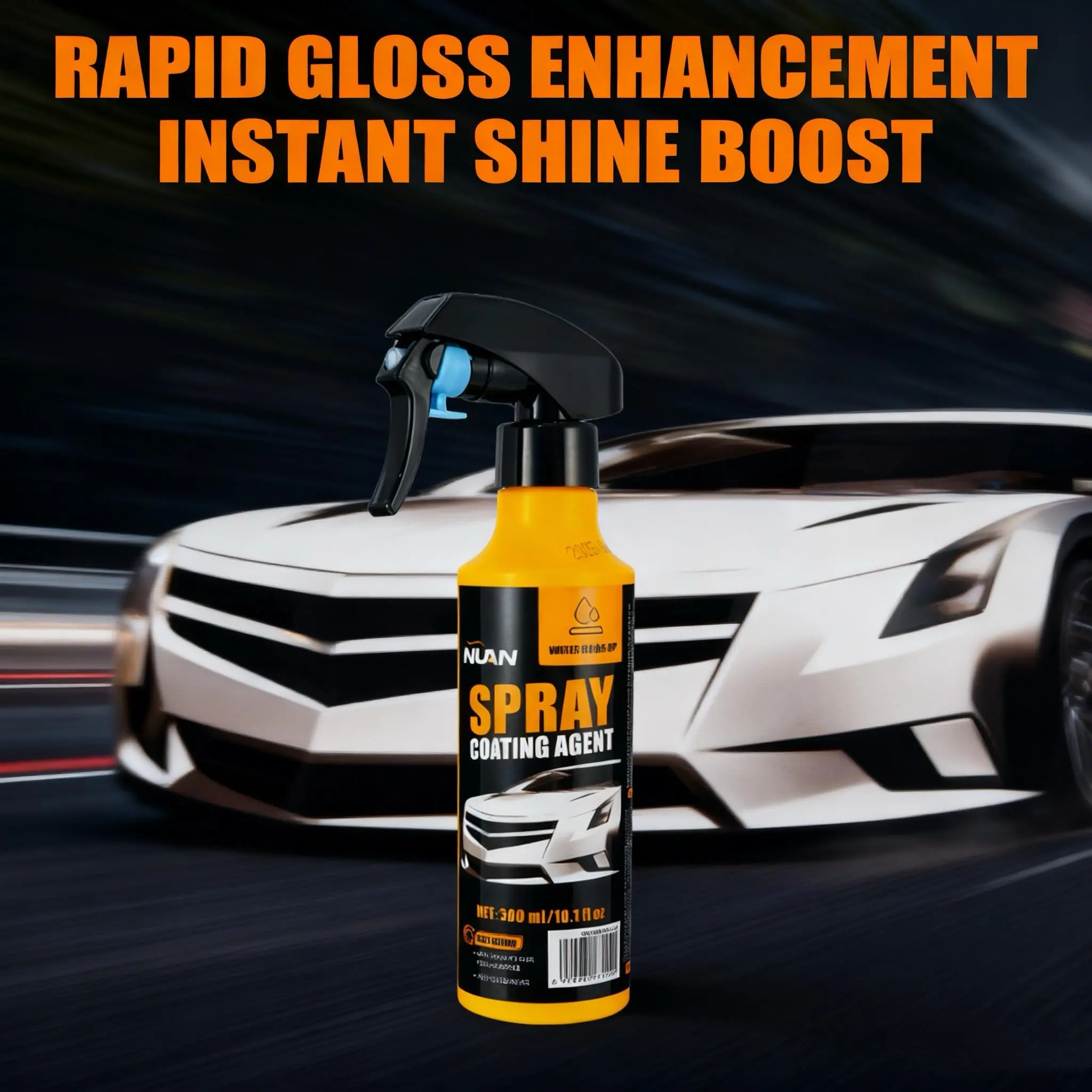 Spray coating agent；NUAN nano car coating sprayNUAN nano car coating spray-Spray Coating Agent, Water-Repellent, Stain-Proof & Stunning Reflections, Festive Eye-Catcher