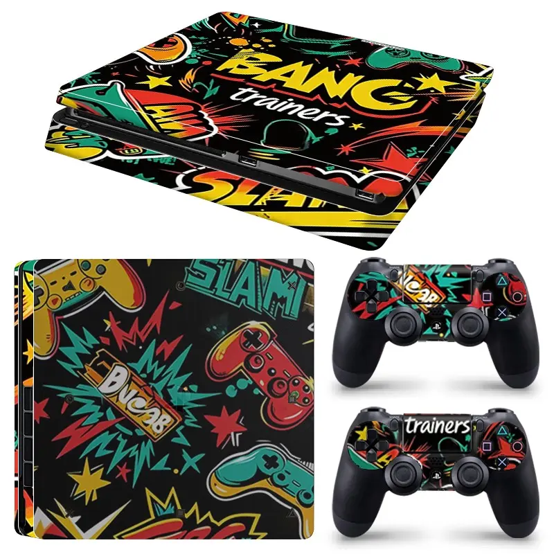 Ps4 Slim Controller Skin Stickers, Waterproof Scratch-Resistant Custom Design, Durable Protective Film, Unique Handheld Decoration
