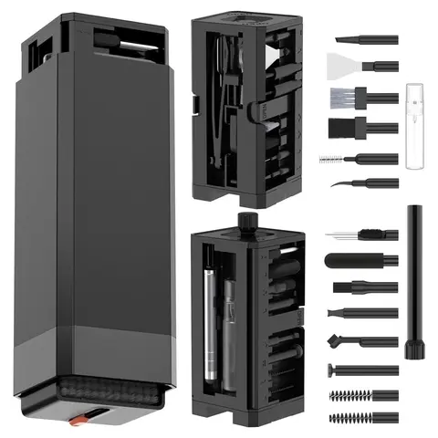 32-in-1 Digital Cleaning Kit, Multifunctional Phone Cleaning Kit with Screen Cleaner, Port Cleaning Brushes and Keycap Puller, Phone Maintenance and Camera, Electronic Gadgets