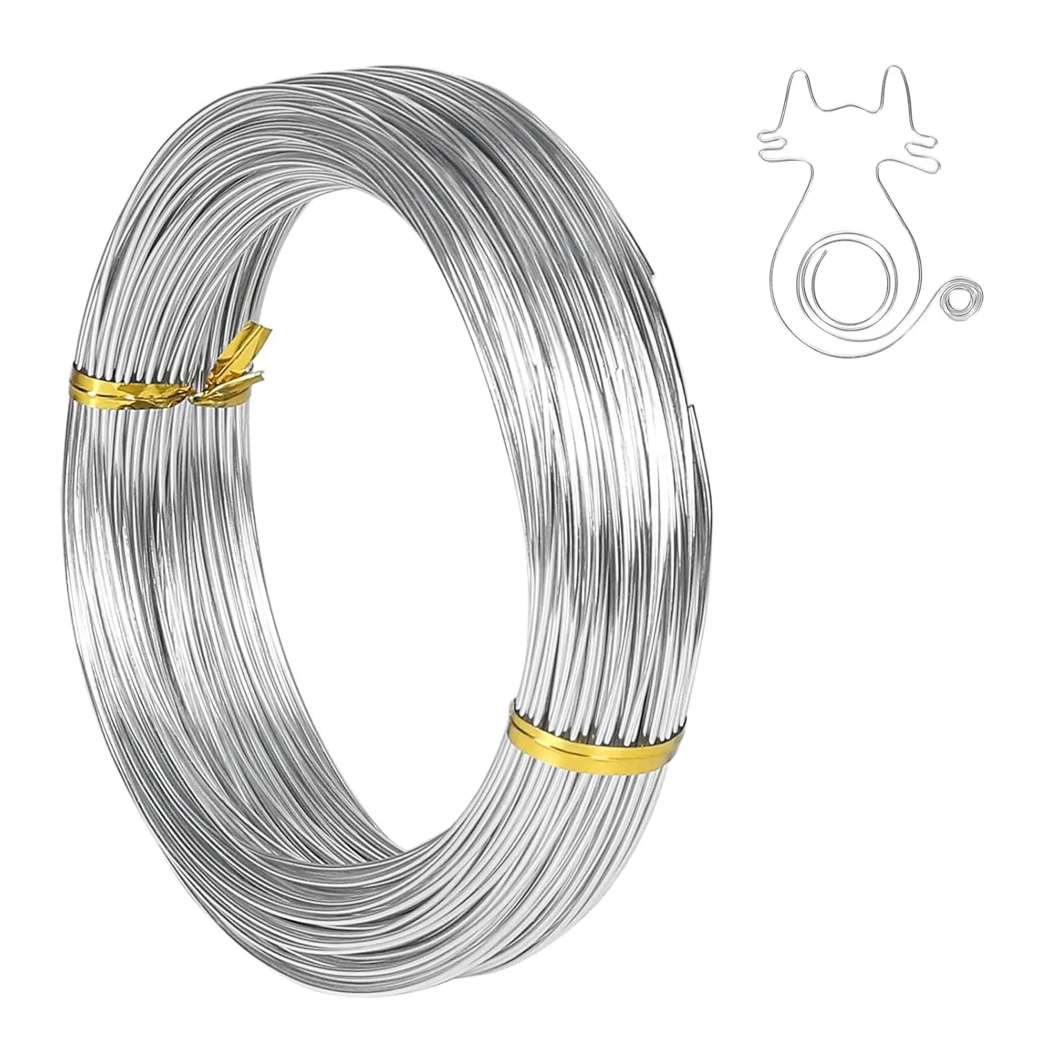 18 Gauge Aluminum Craft Wire, 165 Feet Bendable 1mm Jewelry Wire