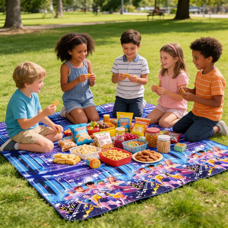 Kpop Girl Hunter Party Table Cover, Disposable Waterproof and Stain-Resistant Tablecloth for Birthdays, Camping and Everyday Decor