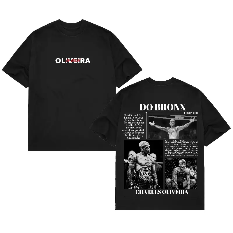 Graphic T-Shirt COMBATWEAR Charles Oliveira 'Do Bronx' Legacy Tee, Do Bronx UFC Fighter T-Shirt, UFC Fan Custom Graphic Design, UFC MMA Shirt, Fight Fan Apparel, MMA Sports Graphic Tee, Unisex Streetwear Shirt, Gift For UFC MMA Fans