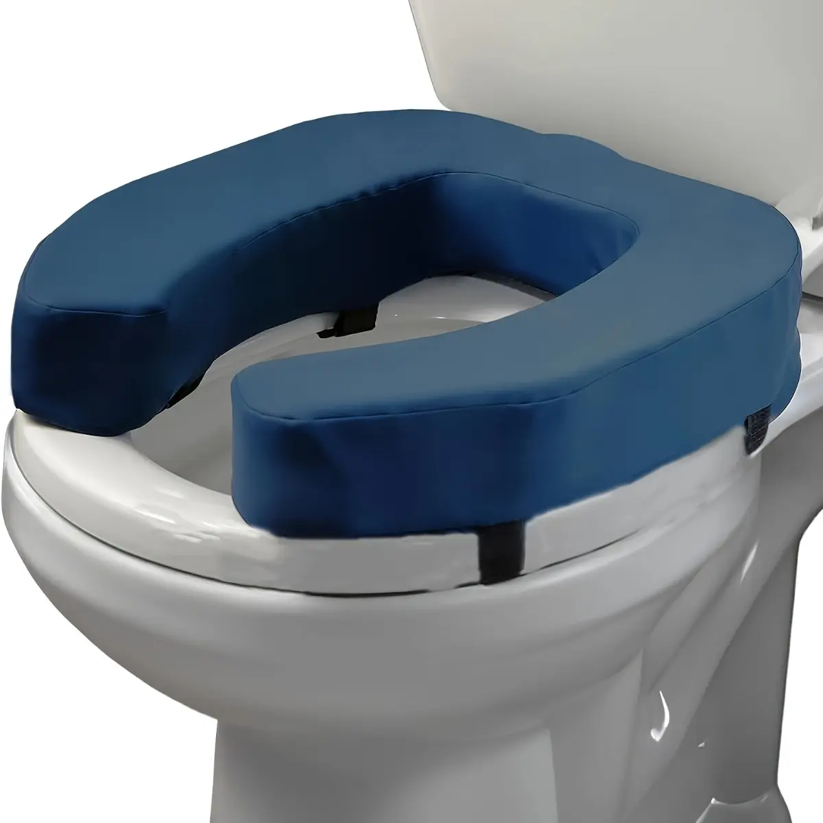 Bathroom Bucket Seat Elevator, Ergonomic Height Adjustable Design with Medium Density Foam Padding for Enhanced Comfort, Ideal Toilet Aid for Seniors and Adults, Easy Maintenance and Cleaning, Potty Seat for Toilet