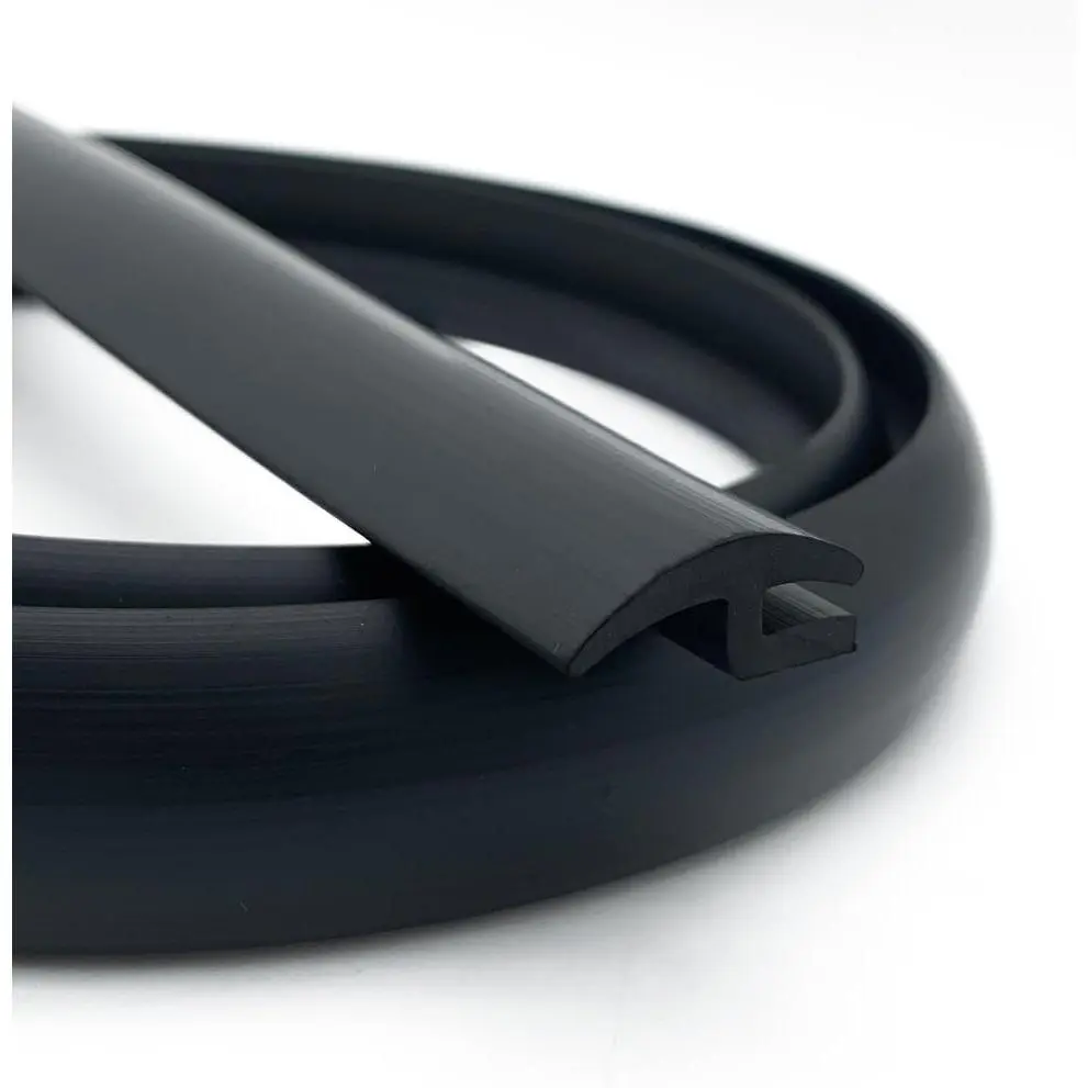 Front Windshield Rubber Seal Strip, Windshield Weather Stripping, Molding Trim Strips for    RV SUVs, 1.7M, Black