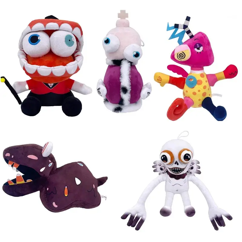!Hot The Amazing Digital Plush Toys Amazing Circus Clown Rabbit Plush Dolls Periphery Stuffed Toys Kids Adults Gift