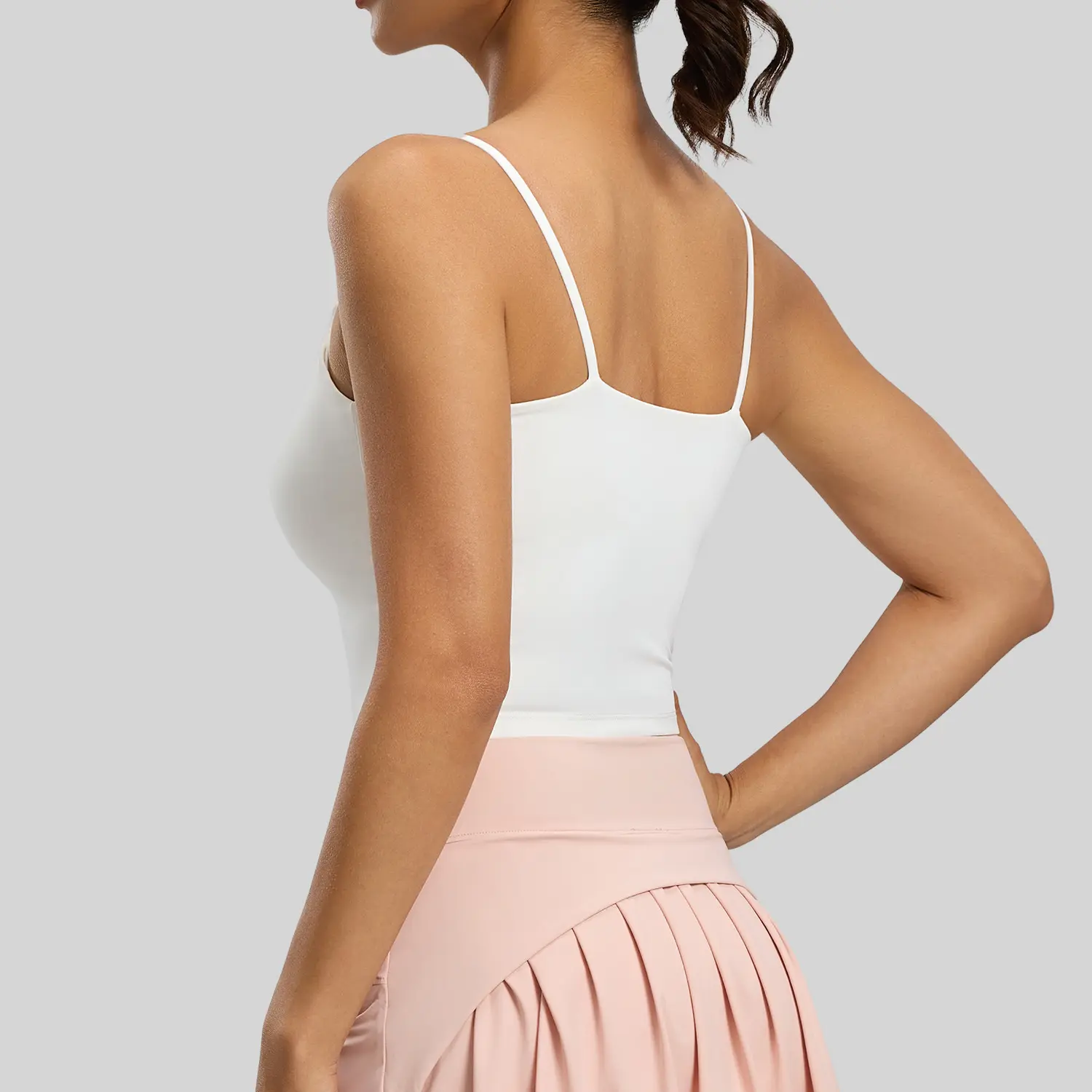 New Style Backless Sports Bra Vest for Women, Suitable for Wearing as Outerwear, Yoga Bra, Fitness All-in-one Cup Camisole