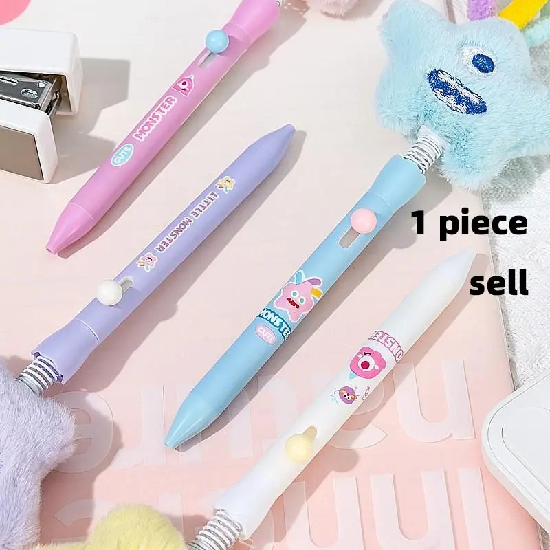 Plush Doll Neutral Pen, Creative Cute Shaky Pen, Plush Pen 0.5mm Ink, Unique Design Writing Tool, Perfect for Gifts and Daily Use