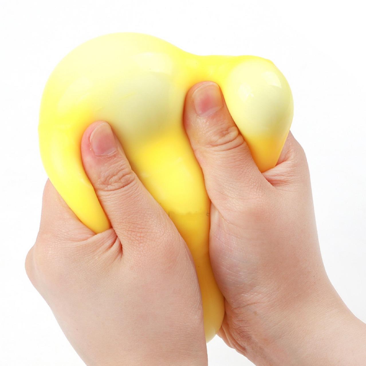 Soft Elastic Cheese Block - Yellow Moldable Stress-Relief Toy, With Squeezing Function, Suitable For Play And Relaxation. The Rebound Sensory Toy Helps With Relaxation And Concentration, Sensory Cheese Toy For Children And Adults