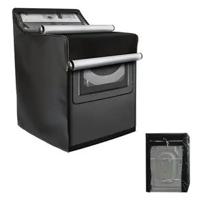 Washing Machine Cover with Zipper Closure - Waterproof Washer Dryer Covers, Dustproof Washing Machine Guard, Laundry Protector for Top-Loading & Front-Loading Machine