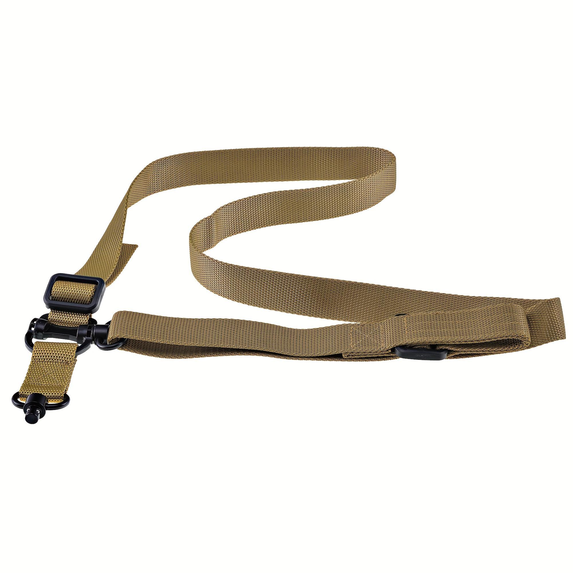 Heavy-Duty Utility Sling Strap, Adjustable 2-Point Nylon Sling with Quick-Release Buckles for Outdoor Camping, Hiking & Field Work