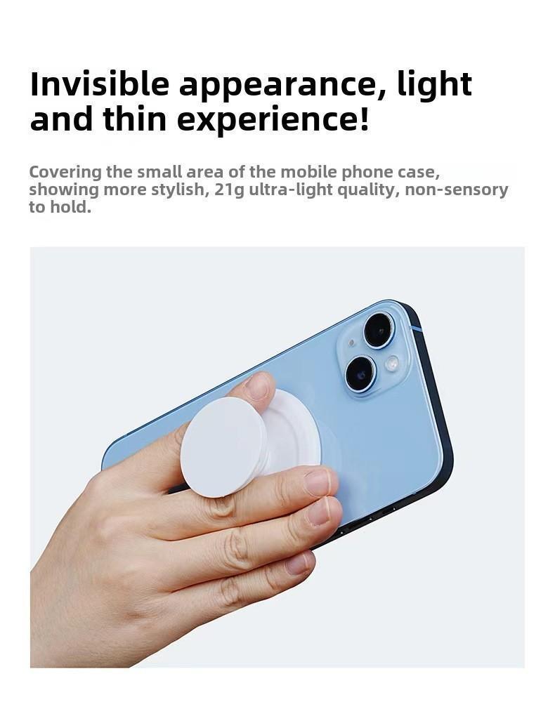 Grippopso Magnetic Folding Mobile Phone Grip Holder Socket Support Tok for IPhone 16 15 14 13 Ring Finger Expanding Stand