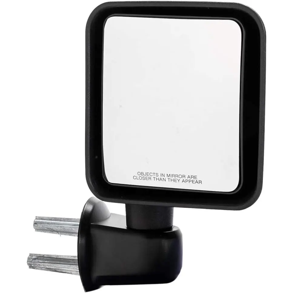 Fit for Jeep Wrangler 2007-2017 Right Side Towing Mirror, Manually Folding Non-heated Passenger Side Mirror, OEM# CH1320271