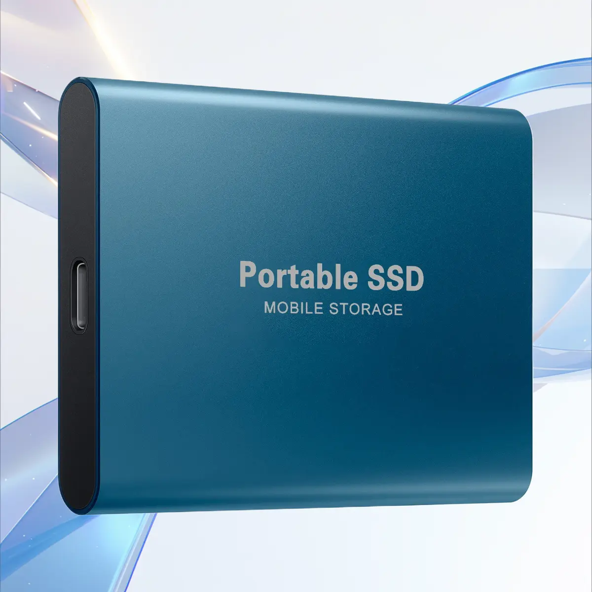 Portable External SSD Storage Drive 1TB 2TB Optional High Capacity Digital Data Storage Accessory