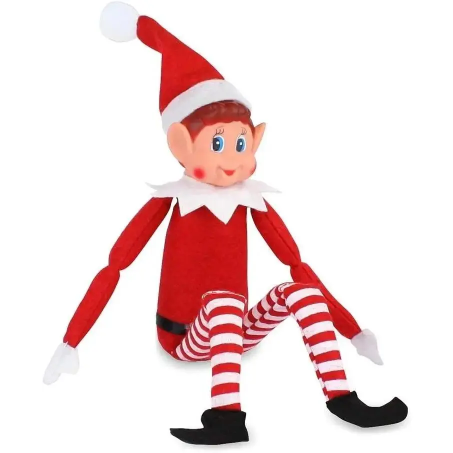 Christmas Decor Novelty Long Bendy Naughty Christmas Decor Doll | 12 Inches