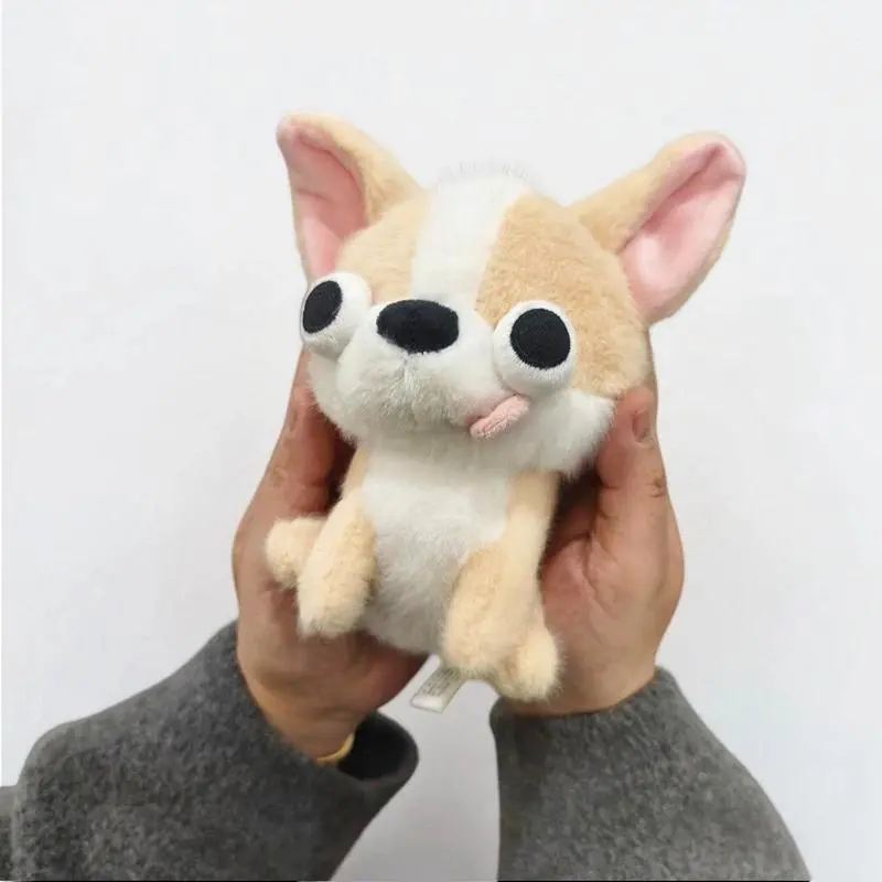 Soft Stuffed Animals Chihuahua Plush Toy Puppy Pet Stuffed Chihuahua Doll Realistic Kawaii Plush Chihuahua Kids Toy