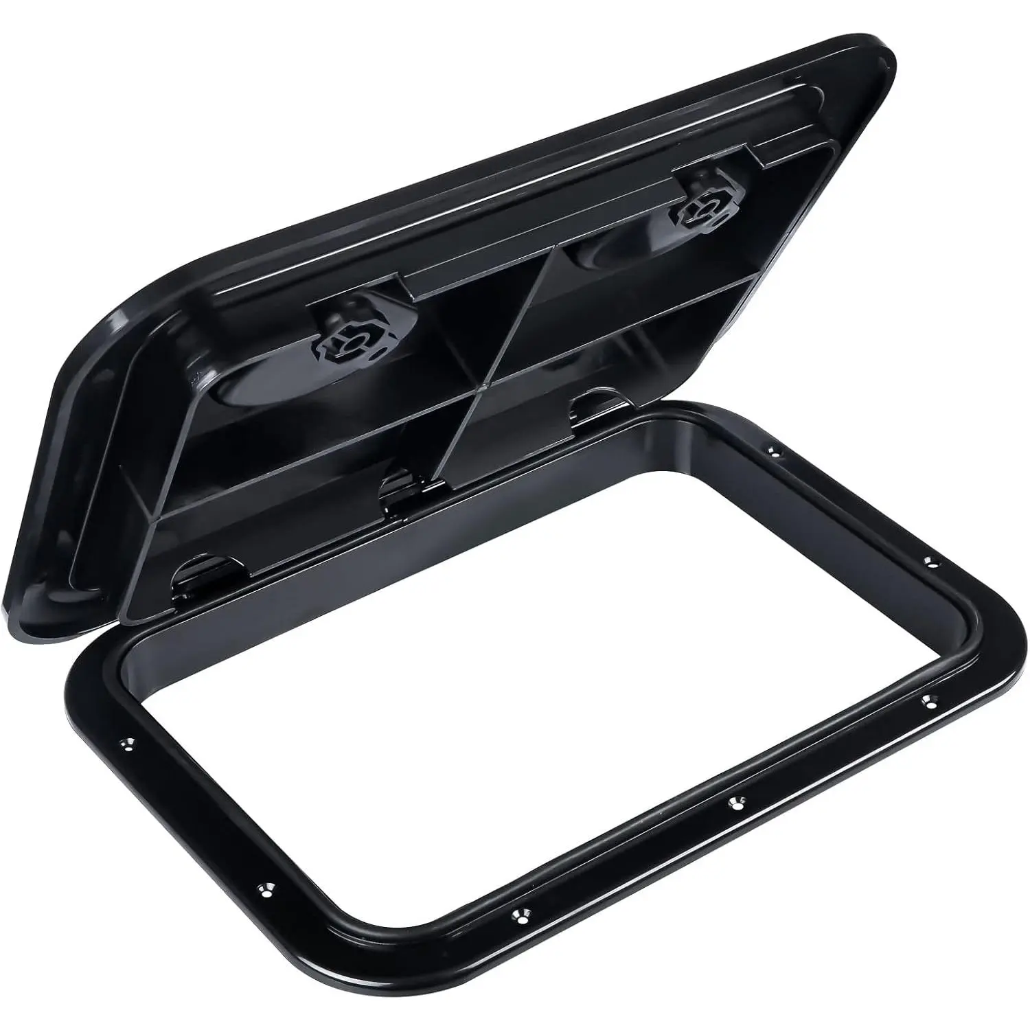 Deck Access Hatch 17.3"*12.4" Rectangle Boat Hatch & Lid,Boat Deck Hatch Lids (Black) : Sports & Outdoors