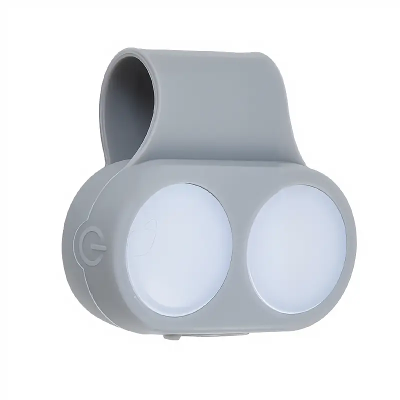 Magnetic Running Chest Light with Red Light, Rechargeable Clip-On Safety Lamp for Night Running Hiking Camping Backpack Gear