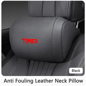 1pc Fashion Car Seat Neck Pillow, Breathable Headrest Protection, Universal Fit for Toyota Trd Corolla Yaris Chr Auris Rav4 Prius Prado