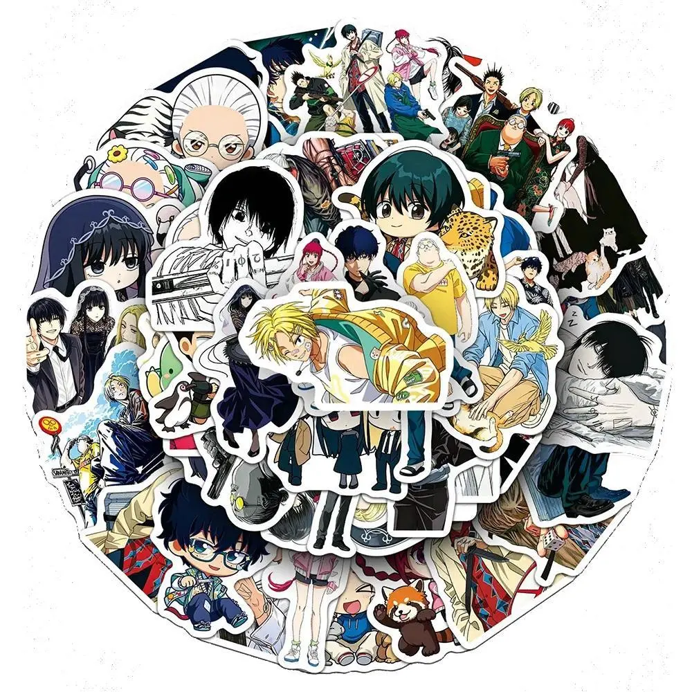 10/30/50pcs SAKAMOTO DAYS Anime Stickers Asakura Shin Nagumo Yoichi Cartoon Sticker Guitar Scrapbook Cool Decoration Decals Toys