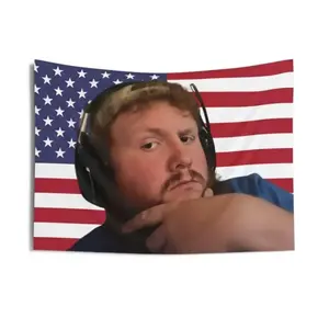 CaseOh FREE Flag Tapestry 30x40 Gamer Streamer Wall Decor Gift