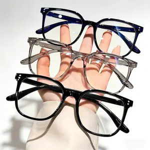 Unisex 3PCS Stylish Square Frame Blue Light Glasses, Lightweight Basic Fashion Frames, 1 Size Casual Sports Eyewear for Work & Daily Wear, Stylish Square Frames outdoorfun