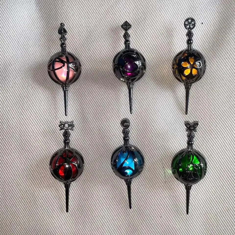 Anime Puella Magi Madoka Magica Soul Gem Brooch Crystal Pendant Cosplay Costumes Lovers Jewelry Set Accessoies Prop