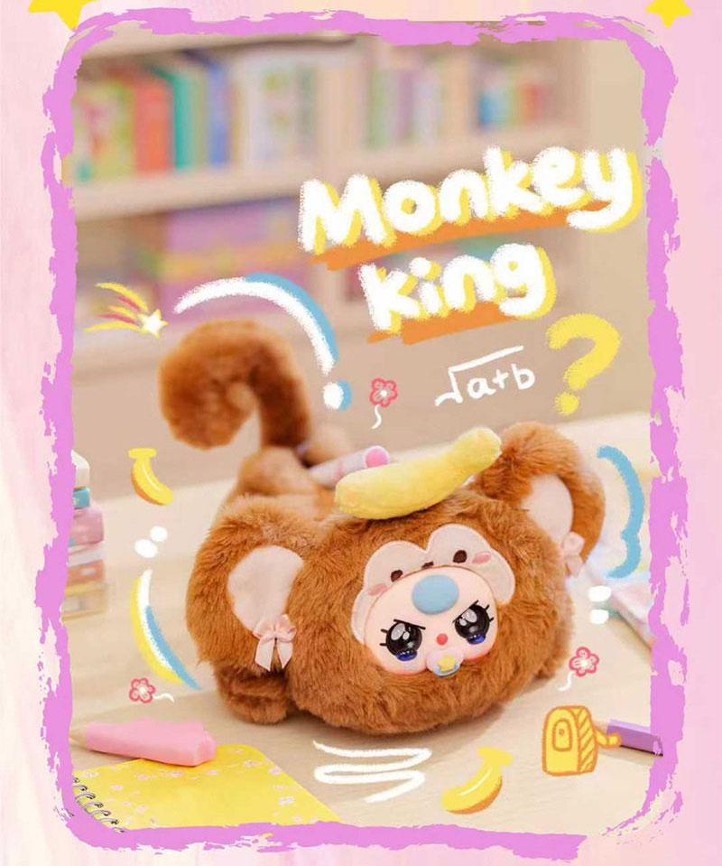 Baby Three Plush Pencil Case Series Blind Box - Cute Animal Stationery Pouch Mystery Box Set with Full Collection of 10+ Styles, Surprise & Secret Rare Edition, Kawaii Soft Stuffed Pen Bag for Kids, Collectible Toys, School Supplies, Gift Idea