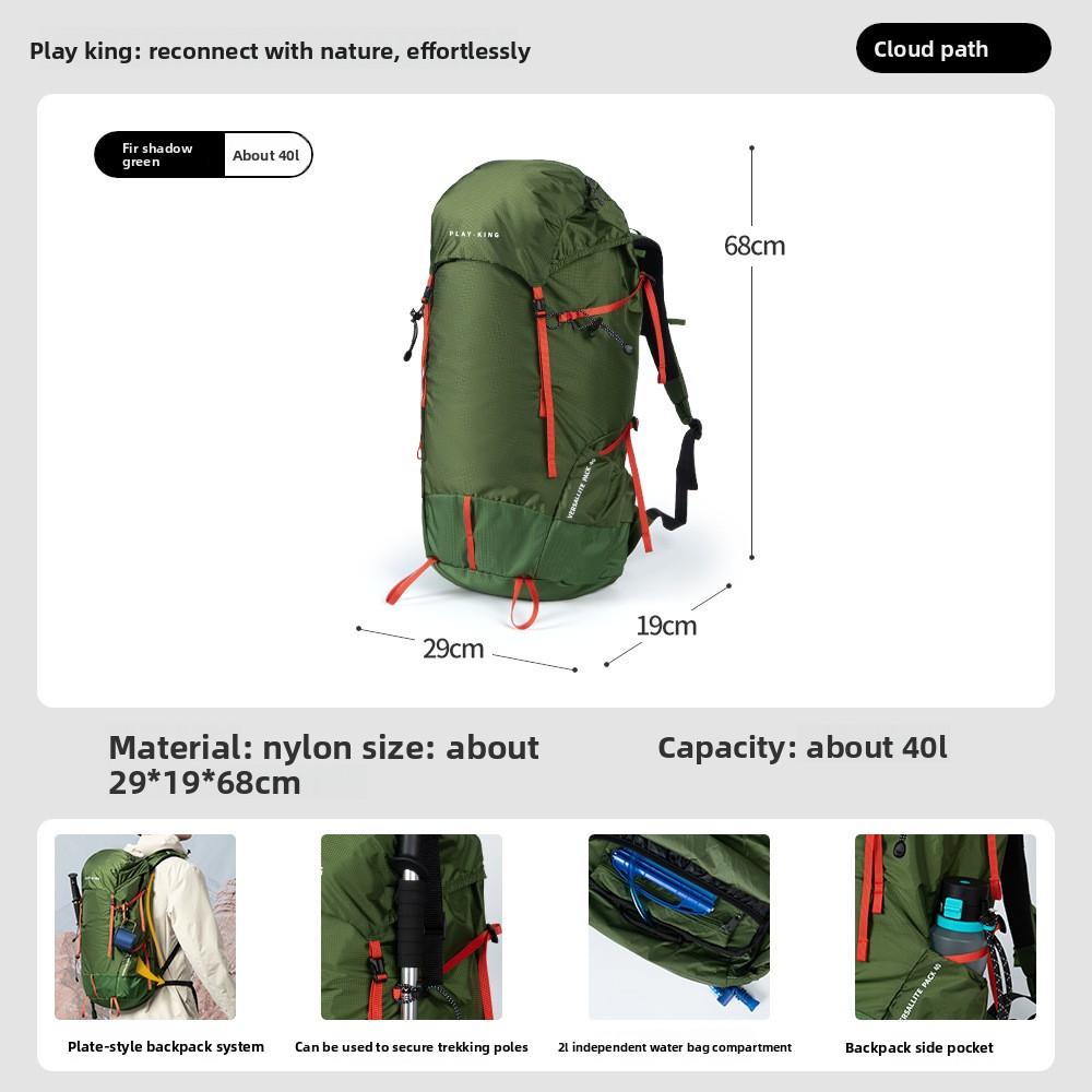 Hiking Bag Hiking Leisure Large Capacity Backpack Lightweight Outdoor Backpack