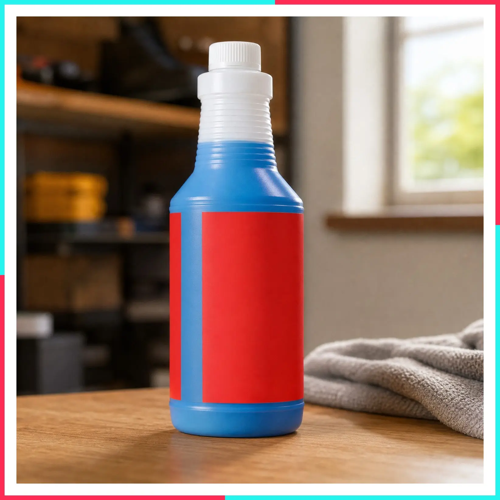 ACT222B-1 Advanced Keg Draft Beer Line Tap Cleaner 32 oz. - Blue Tracer
