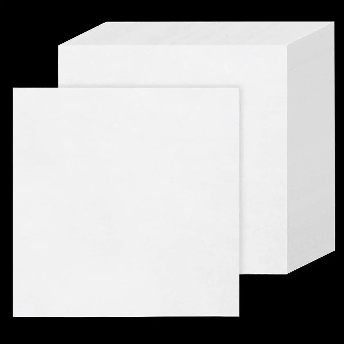 Double-Sided  Painting Paper, 200 count, Multiuse Cover Paper, Precut Replacements, 4" x 4" (10 x 10 cm)