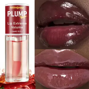 Chili Heating Lip Plumper, Create European & American Full Lips, Hydrating Clear Lip Gloss, Glossy Lip Balms, Volumizing Lip Oil, Emergency Lip Care Essential