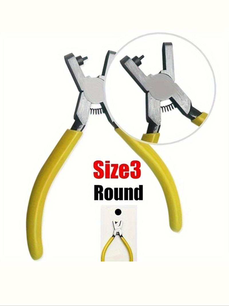 Watch Band PU Leather Hole Punch Plier, Universal 2.0mm Hand Strap Wrist Belt Puncher Pliers, Smooth Hole Puncher, Suitable for Thin Belts, Dog Collars, Shoes, Craft Projects