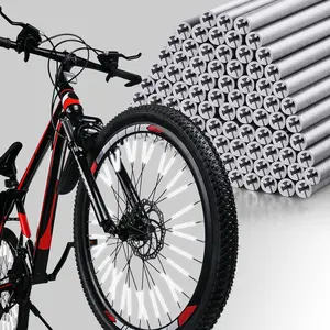 Bike Spoke Reflector 48Pcs/ 96Pcs 360° Visibility Waterproof Bicycle Reflective Clips Warning Spoke Lights Covers Fit for Mountain and Road Bikes (1.9-2.4mm)
