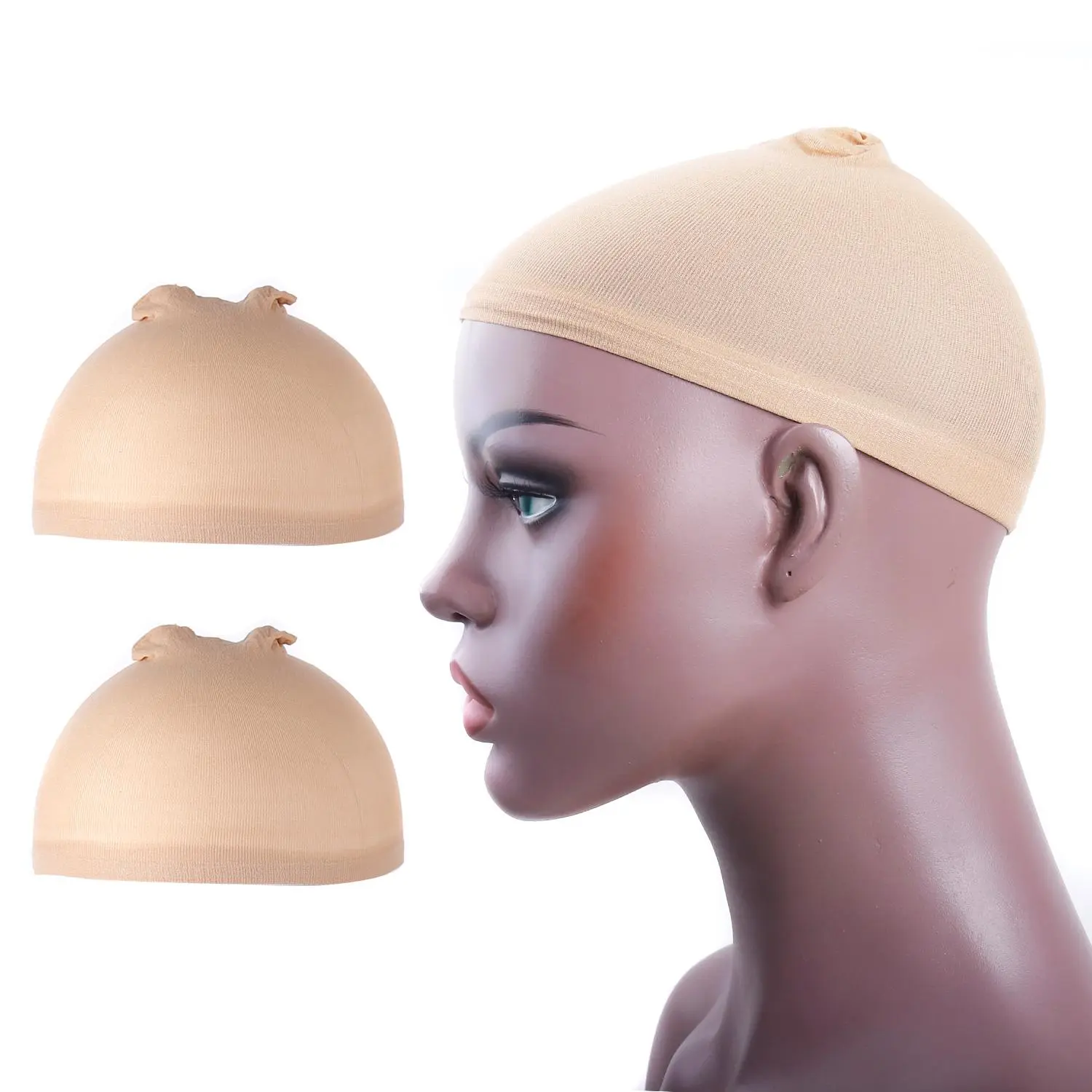 Unipearl Wig Caps, 1 Pack 2 Pieces Stretchy Nylon Wig Caps for Women and Men